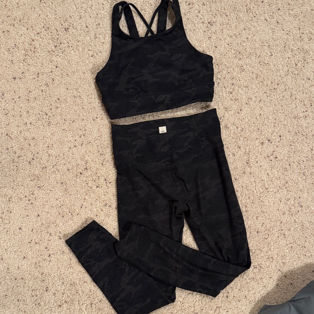 Vuori Camo Patterned Activewear Set